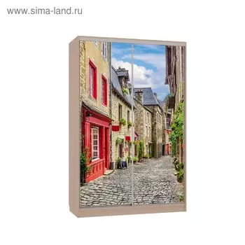 Шкаф-купе "Гранд 7-600 Европа", 1500x600x2300, Дуб млечный