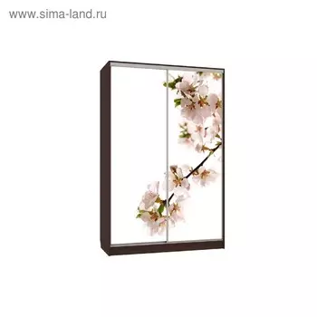 Шкаф-купе "Гранд 7-600 яблоня", 1500x600x2300, Венге