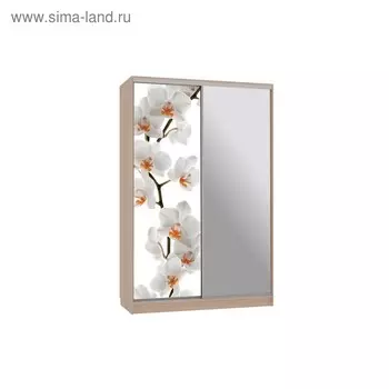 Шкаф-купе "Гранд 9-600 83", 1500x600x2300, Дуб млечный