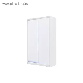 Шкаф-купе Хит-22-15-88, 15006202200 мм, матовое стекло, цвет белый шагрень