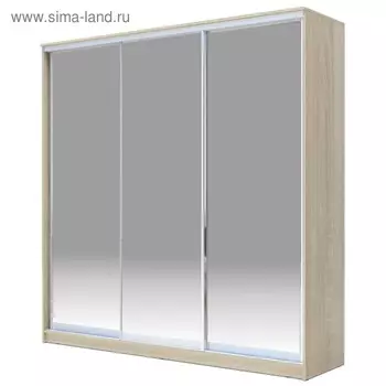 Шкаф-купе Хит-22-20-888, 20006202200 мм, матовое стекло, цвет дуб сонома