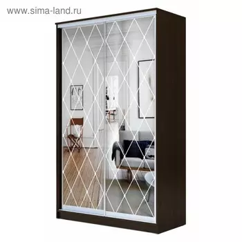 Шкаф - купе «Хит-23-15-66», с зеркалом, 15006202300 мм, цвет венге цаво