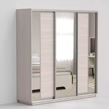 Шкаф-купе «Эко-Вера», 1500х600х2200 мм, цвет шимо светлый