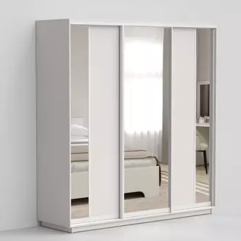 Шкаф-купе «Эко-Вера», 2100х600х2200 мм, цвет белый