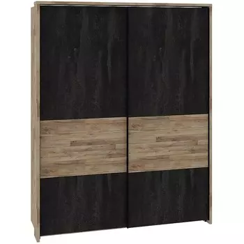 Шкаф-купе «Кения 5001.М1», 1800 650 2260 мм, цвет гамбия / угольный камень