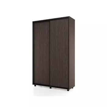 Шкаф-купе PRIME, 2 двери, 14006042300 мм, цвет венге темный