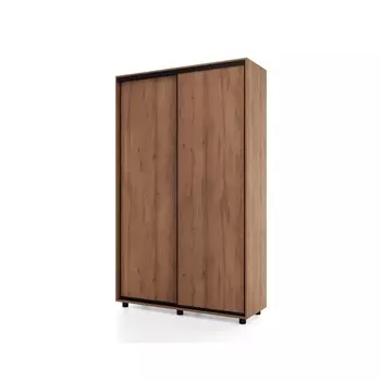 Шкаф-купе PRIME, 2 двери, 16006042300 мм, цвет дуб табачный