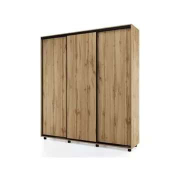 Шкаф-купе PRIME, 3 двери, 17706042300 мм, цвет дуб вотан