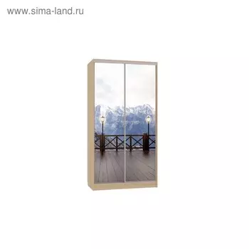 Шкаф-купе "Рио 7-600 27", 1200x600x2300, Дуб сонома