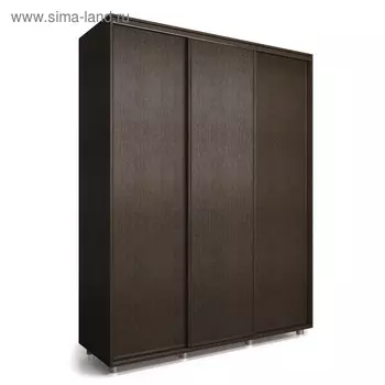 Шкаф-купе Удачный 2370600х2300 Венге Темный