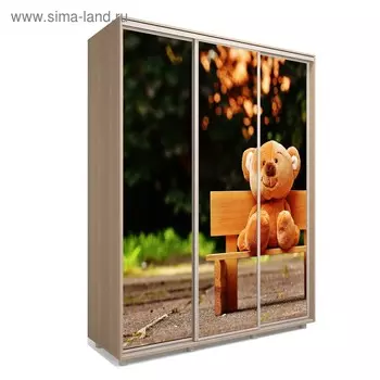 Шкаф-купе Яркий-222 2370х600х2300 Дуб Сонома/Детский 1