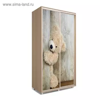 Шкаф-купе Яркий-22 1200х600х2300 Дуб Сонома/Детский 2