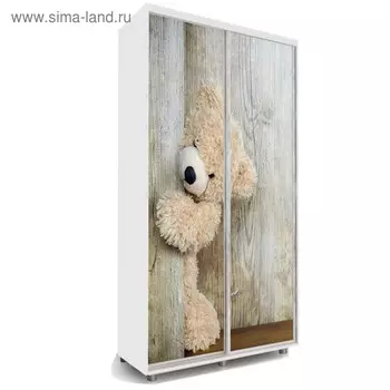 Шкаф-купе Яркий-22 1600х600х2300 Белый/Детский 2