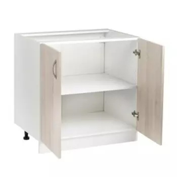 Шкаф напольный Комфорт, 800х580х820, Сосна Аланд/Белый