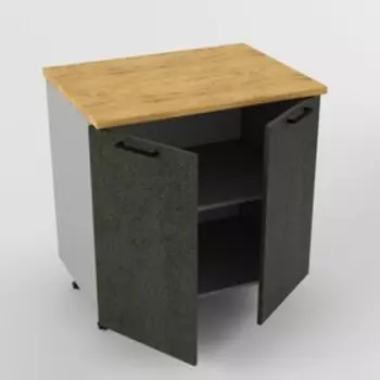 Шкаф напольный «Лофт», 800600850 мм, цвет бетон тёмный