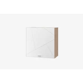 Шкаф настенный Скайлайн 602х314х600 дуб сонома светлый/белый