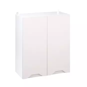 Шкаф навесной 600 Хельга, 600х300х720, Белый/Грей софт МДФ