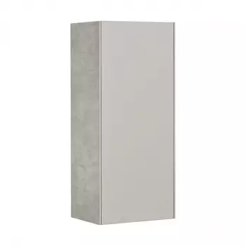 Шкаф навесной Aquaton Сохо, цвет слэйт, галька серая