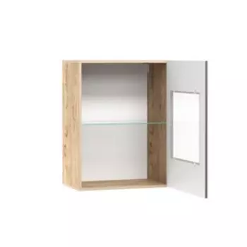 Шкаф навесной Livorno, 602х380х800, Дуб бунратти/Софт Графит МДФ