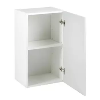 Шкаф навесной Мальма 400х300х720 Светло-серый/Белый