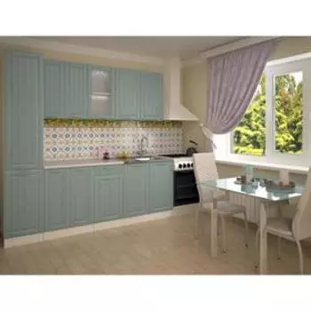 Шкаф навесной «РоялВуд», 300600720 мм, цвет белый/голубой прованс