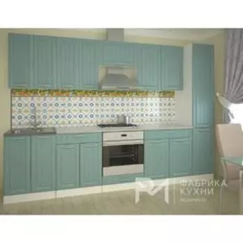 Шкаф навесной «РоялВуд», 300800720 мм, цвет белый/голубой прованс