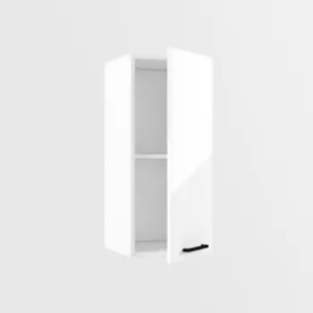 Шкаф навесной В300 300х320х720 Белый/Белый глянец