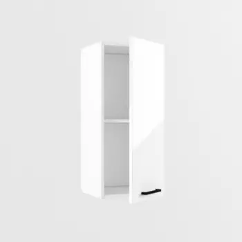 Шкаф навесной В300 300х320х720 Белый/Белый глянец