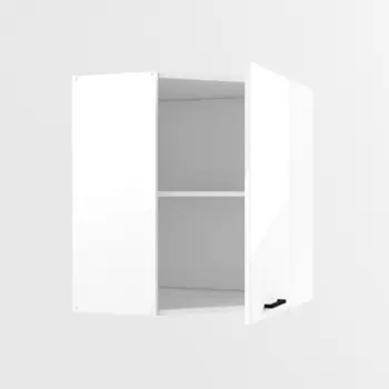 Шкаф навесной В420 300х600х600х720 Белый/Белый глянец