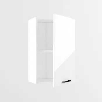 Шкаф навесной В450 450х320х720 Белый/Белый глянец