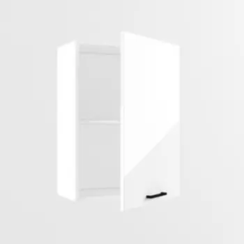 Шкаф навесной В500 500х320х720 Белый/Белый глянец