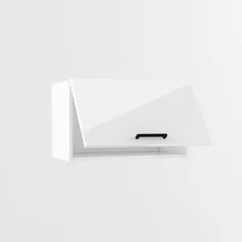 Шкаф навесной В600 1-софт 600х320х360 Белый/Белый глянец