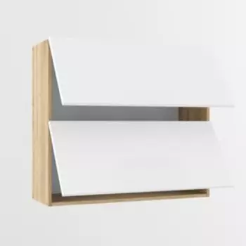 Шкаф навесной В800 2-софт 800х320х720 Дуб сонома/Тальк