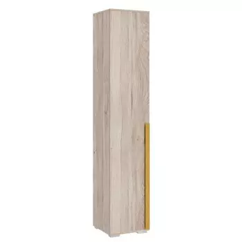 Шкаф однодверный «Лайк 07.01», 400 420 2100 мм, цвет дуб мария / горчица