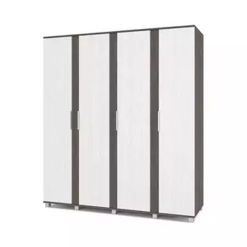 Шкаф Пандора-П41 520х1900х2100 4-х створчатый Анкор темный/светлый