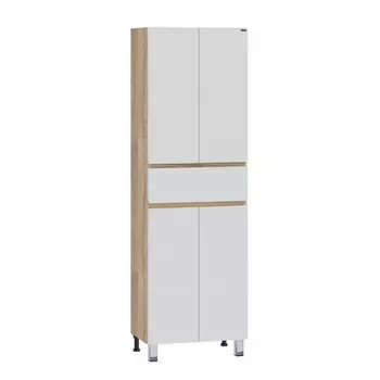 Шкаф пенал СаНта «Марс 60» напольный, цвет янтарный