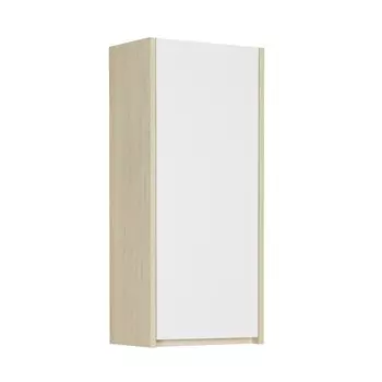 Шкаф полуколонна Aquaton Сканди, цвет белый, дуб верона