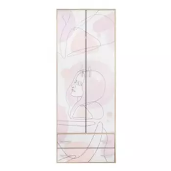 Шкаф с 2-мя ящиками Девочка, 850х450х2200, Дуб сонома/Фотопечать