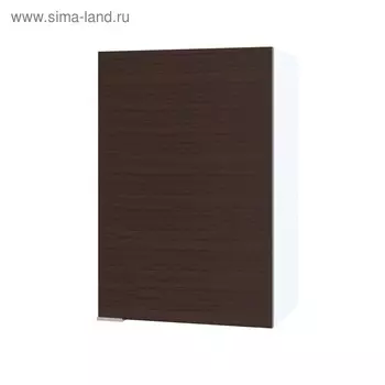 Шкаф с полками, 400 300 600 мм, цвет белый/венге