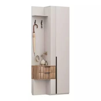 Шкаф с ящиками «Чарли №5», 9003562205 мм, цвет кашемир / авелано