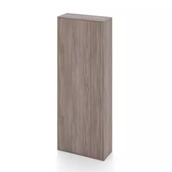 Шкаф широкий левосторонний TEKKA, 80х33х210 см, цвет ясень шимо тёмный