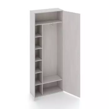 Шкаф широкий правосторонний TEKKA , 80х33х210 см, цвет ясень шимо светлый