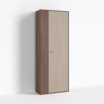 Шкаф широкий правый ПР-ШС-1-3, 800х334х2100 мм, ясень шимо светлый, ясень шимо темный