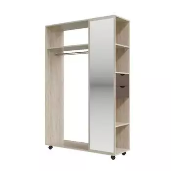 Шкаф Стайл открытый 1150х440х1780 дуб сонома/Венге