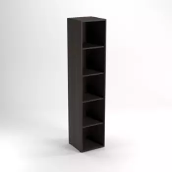 Шкаф стеллаж НШ-6, 383х380х1890 мм, венге