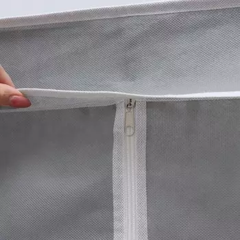 Шкаф тканевый каркасный, складной LaDоm, 8345160 см, серый