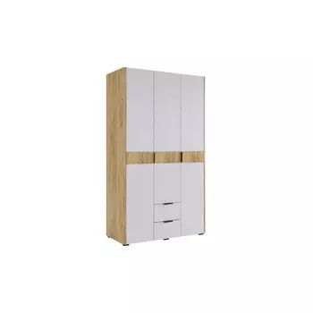 Шкаф прямой трёхстворчатый «Адам», 12655002170 мм, цвет дуб крафт золотой/белое дерево