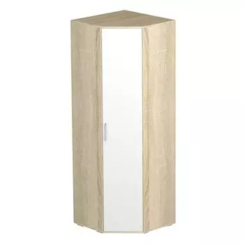 Шкаф угловой Белладжио 751х751х2176 сонома/белый