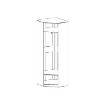 Шкаф угловой Гостиная Элана Бодега белая