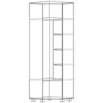 Шкаф угловой Хаски-22 ирландский дуб
